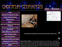 Tablet Screenshot of donnamaxine.com